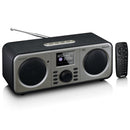 Lenco DAR-030 Houten DAB+ FM Tafelradio Zwart