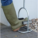 Esschert Design Schoenschraper met Borstel 78.5 cm Zilver