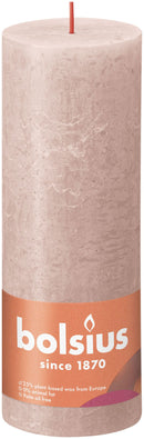 Bolsius Kaars 19x6,8 cm Misty Roze