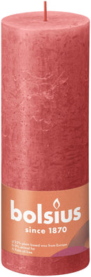 Bolsius Rustieke Stompkaars 19x6,8 cm Blossom Pink