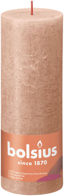 Bolsius Stompkaars Creamy Caramel Ø68 mm Hoogte 19 cm 85 Branduren