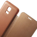 MW Book Case met Battery Cover Rose Goud voor Samsung Galaxy S5 Mini