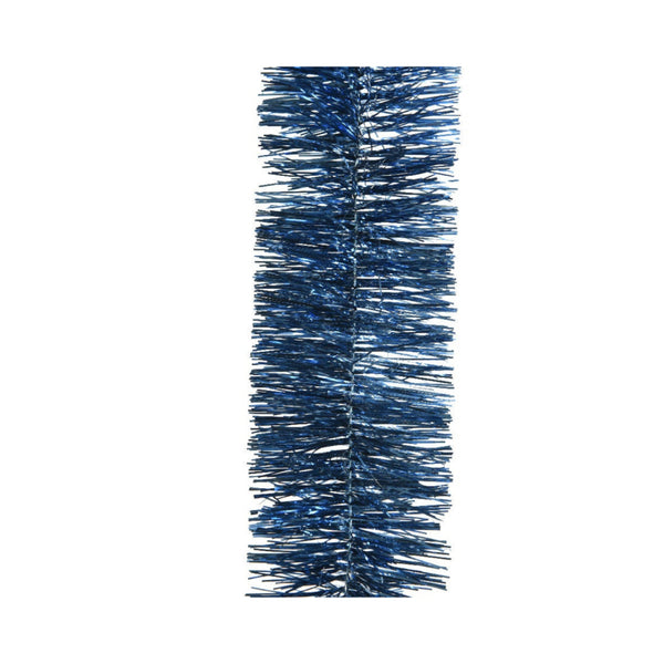 Decoris Lametta Kerstslinger Blauw 270 cm