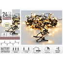 S.I.A. Batterij Kerstverlichting 1.8M 24 LED&