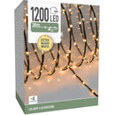 LED Verlichting 1200 LED - 36 meter - extra warm wit - voor binnen en buiten - 8 Lichtfuncties - So