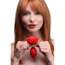 Booty Bloom - Silicone Rose Anale Plug - Rood