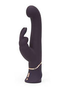 Grijze Greedy Girl Stroking Motion G-Spot Vibrator - Paars