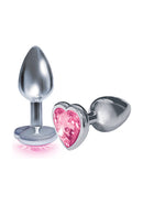 Bejeweled - Roestvrijstalen Butt Plug met Hartje