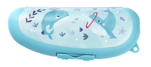 banaanbox Whale junior 223 mm polypropyleen blauw