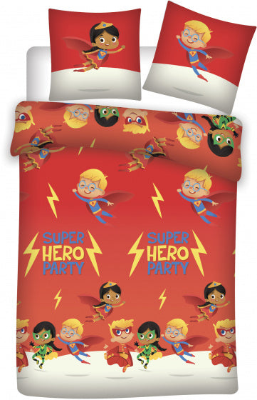 dekbedovertrek Hero jongens 140 x 200 cm katoen/textiel