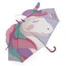 kinderparaplu Unicorn 3D 69 cm polyester paars/roze