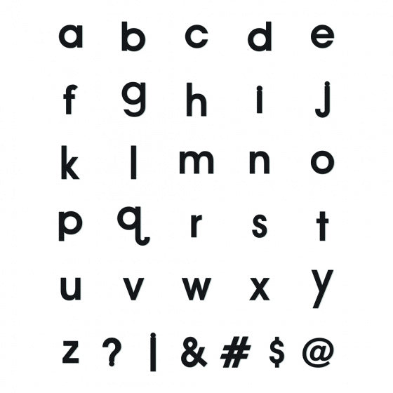 letters magnetisch 24 x 10 cm EVA zwart 120 stuks