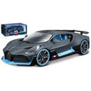 modelauto Bugatti Divo 28 x 14 cm donkergrijs
