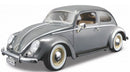 schaalmodel Volkswagen Kever 1955 junior 25 cm zilver