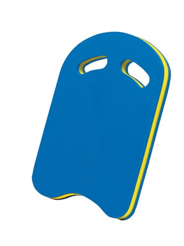 zwemplank Kick junior 47,5 x 31 cm blauw/geel