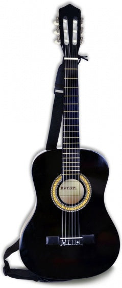 Spaanse houten gitaar zwart 92 cm