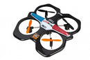 RC drone 2,4GHz Quadrocopter Police 18 cm zwart