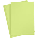 Gekleurd Karton Lime Groen A4, 20 vel