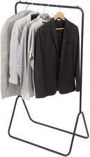 kledingrek 80 x 41 x 147 cm staal zwart