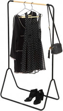 kledingrek Elias 80 x 43 x 145 cm staal zwart