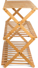 schoenenrek Moso 3-laags 70 x 25 x 46 bamboe