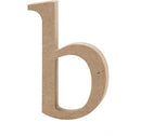 letter b MDF 13 cm