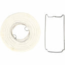 lampion rijstpapier 7,5 cm wit 10 stuks