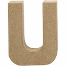 Letter Papier-maché  - U, 10cm