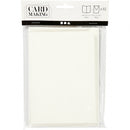 kaarten en enveloppen 10,5 x 15 cm 10 sets crème