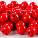 kralen 12 mm 40 stuks rood