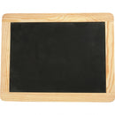 krijtbord 24 x 19 cm hout blank/zwart per stuk