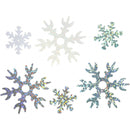 pailletten sneeuwvlokken lichtblauw 25-45 mm 30 gram