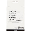 portemonnee gesp set donkergrijs 10 cm