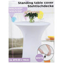 Statafelrok stretch 75-85cm wit