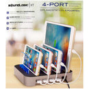 Oplaadstation voor 4 apparaten - 4 USB poorten