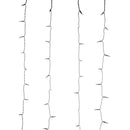 Gordijnverlichting met watervaleffect - 220LED -  200x100cm - warm wit