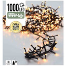 Micro Cluster - 1000 LED - 20 meter - extra warm wit - 8 functies + geheugen