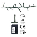 Micro Cluster 1500 LED's - 30 meter  - wit - 8 functies + geheugen