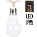 Jute touwslinger - 10 lamps - 2.25m