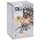 Clusterverlichting - 576 LED - 4m - Timer - Lichtfuncties - extra warm wit