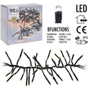 Clusterverlichting - 1512 LED - 11m - extra warm wit