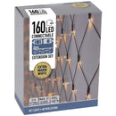 Koppelbare Netverlichting - 160 LED - 2m - extra warm wit