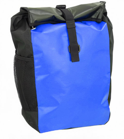 bagagedragertas 15 liter polyester blauw