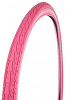 Buitenband Dutch Perfect 28 x 2.00" / 50-622 anti-lek - roze met reflectie