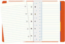 notitieboek Pocket Classic 14,4 x 10,5 cm kunstleer oranje