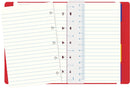 notitieboek Pocket Classic 14,4 x 10,5 cm kunstleer rood
