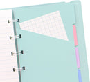 notitieboek Classic Pastels A6 kunstleer mintgroen