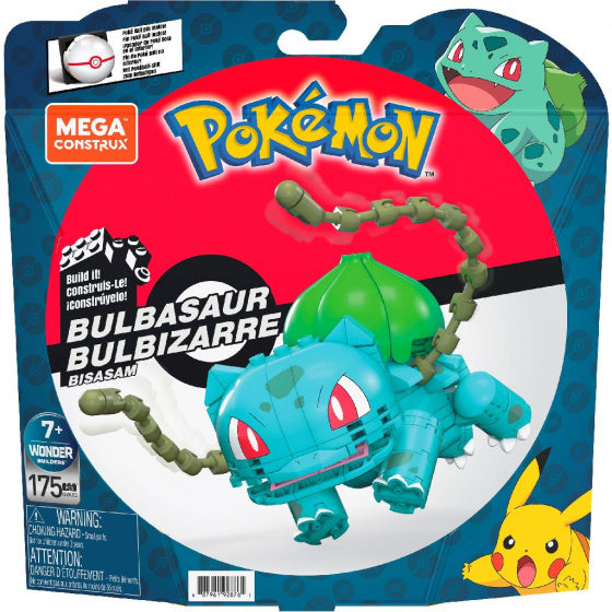 bouwset Mega Construx Pokemon Bulbasaur blauw/groen