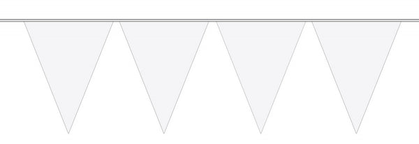 Witte Mini Vlaggenlijn, 3mtr.