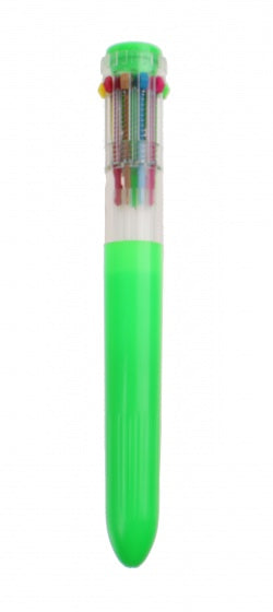 10-kleurenpen groen 21 cm